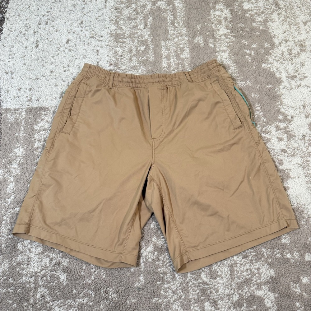 Birddogs Shorts Mens XL Brown Boomstick Lined Classic 9" Athletic Golf Stretch